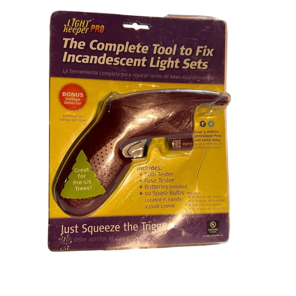 LightKeeper Pro Complete Tool for Incandescent Light Repair 1 pk‎ New